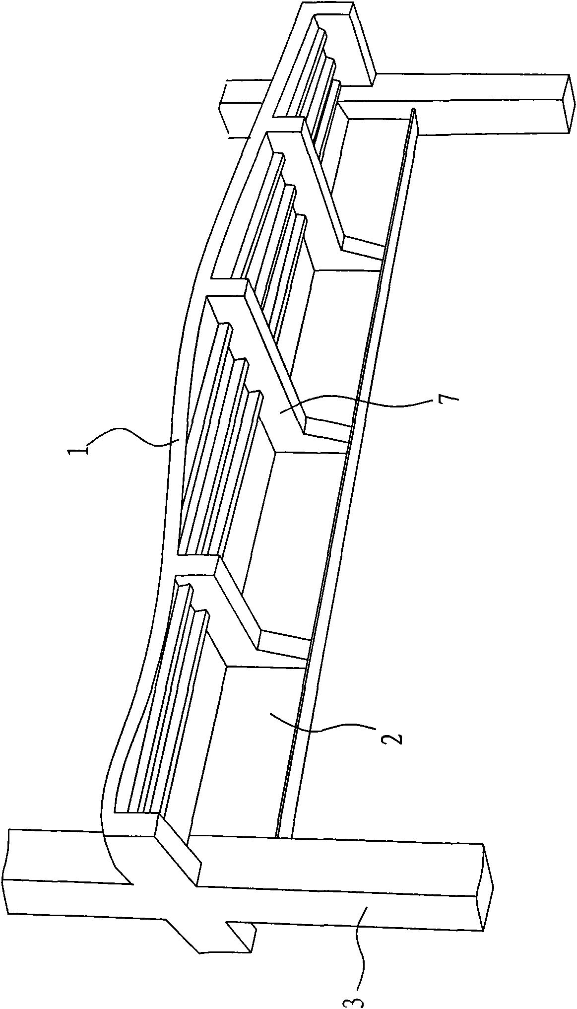 Building structure system combined with steel beam and pre-tensioned prestressing superposed beam and construction method for building structure system