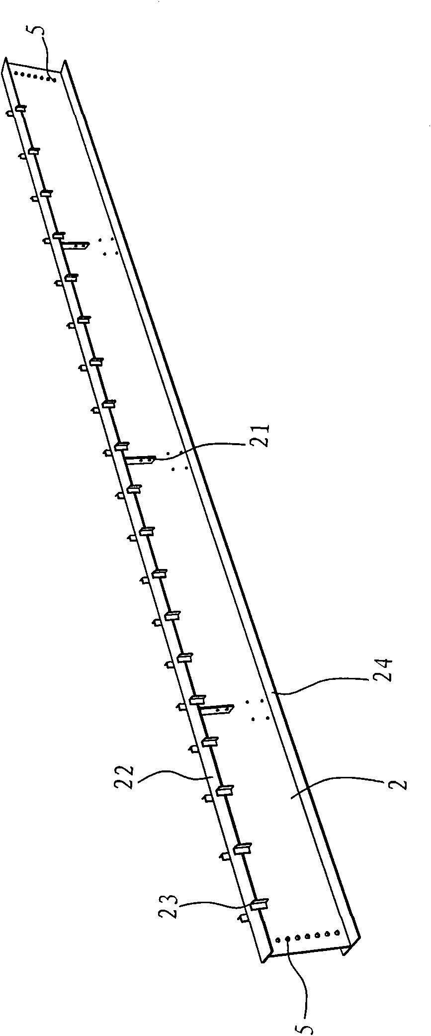 Building structure system combined with steel beam and pre-tensioned prestressing superposed beam and construction method for building structure system