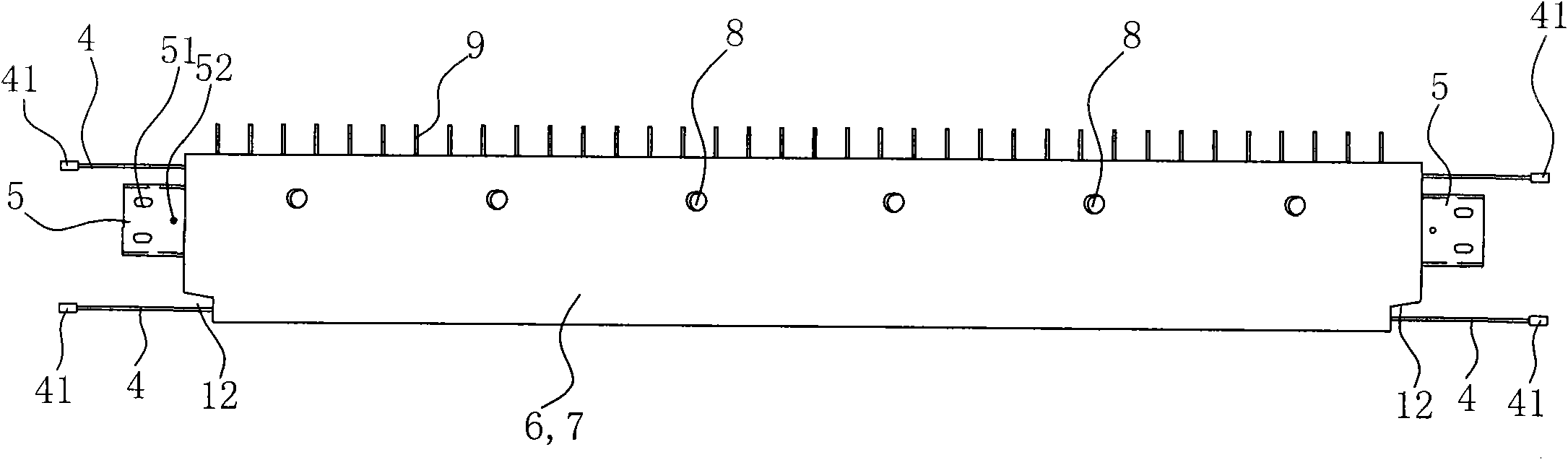 Building structure system combined with steel beam and pre-tensioned prestressing superposed beam and construction method for building structure system