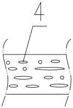 Ultrasound thermal bonding high-density polyethylene composite fiber bundle for wiping and producing method thereof