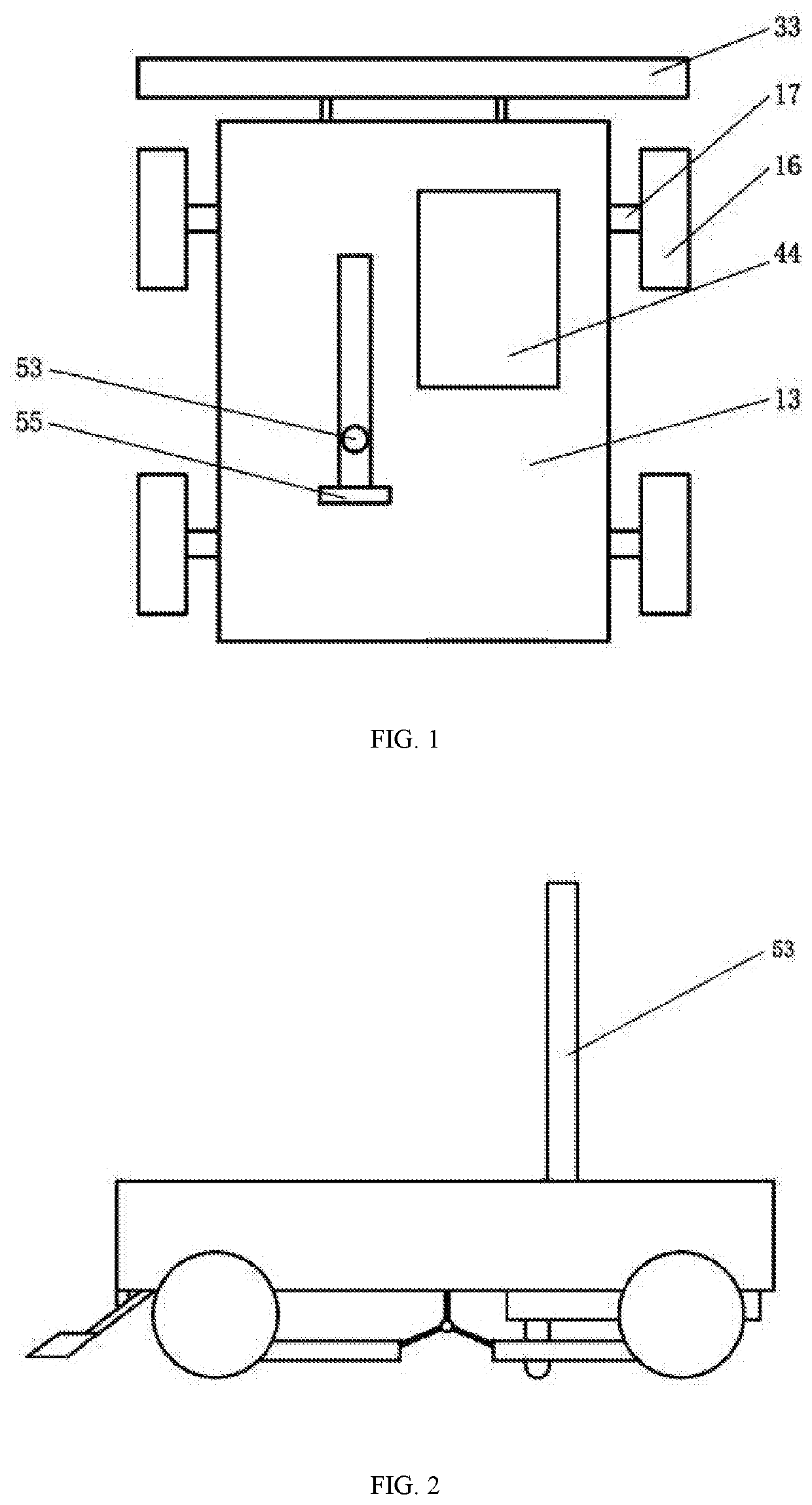 Wall-climbing robot for measuring capacity of vertical metal tanks