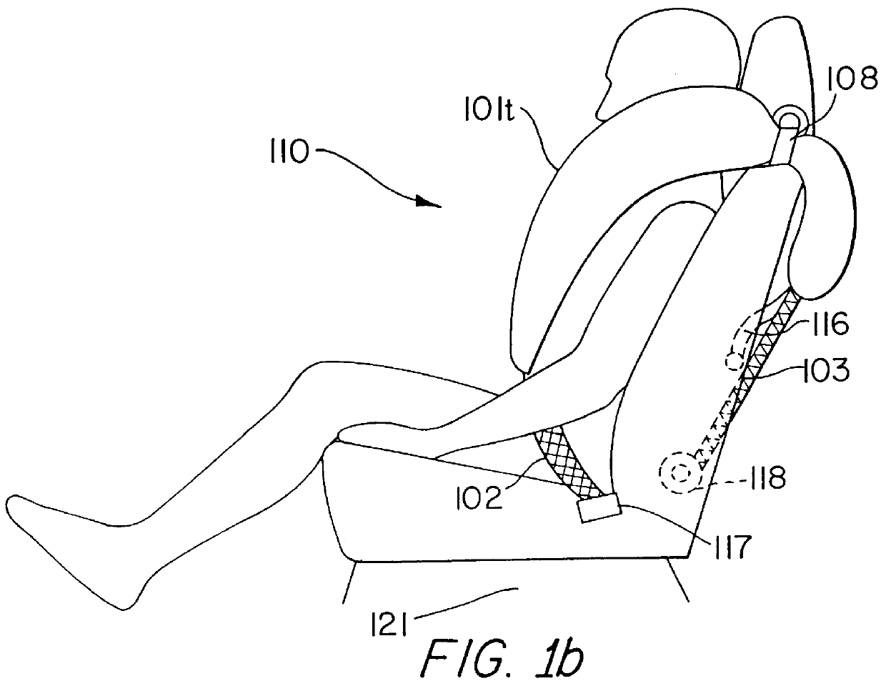 Inflatable tubular torso restraint system