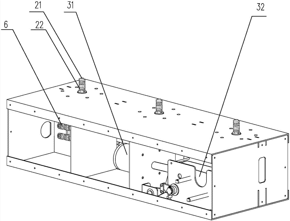 Vacuum circuit breaker force reducing device