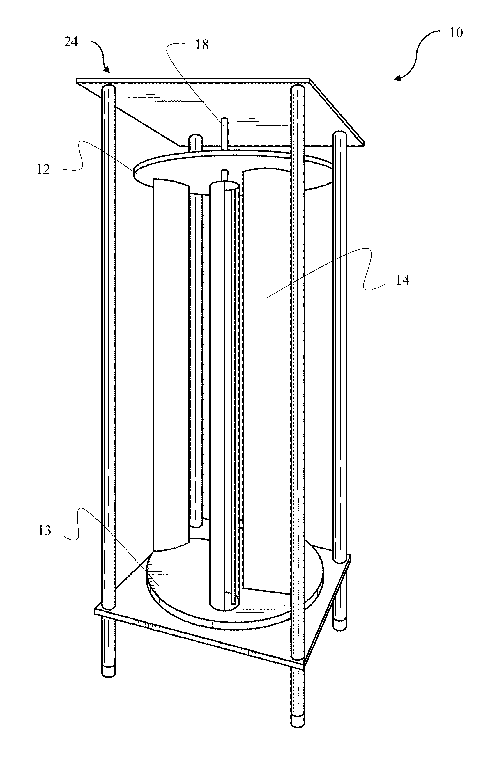 Vertical axis wind turbine with cambered airfoil blades