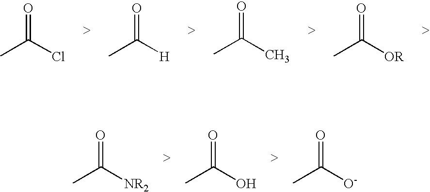 Process for alkaline hydrolysis of carboxylic acid derivatives to carboxylic acids