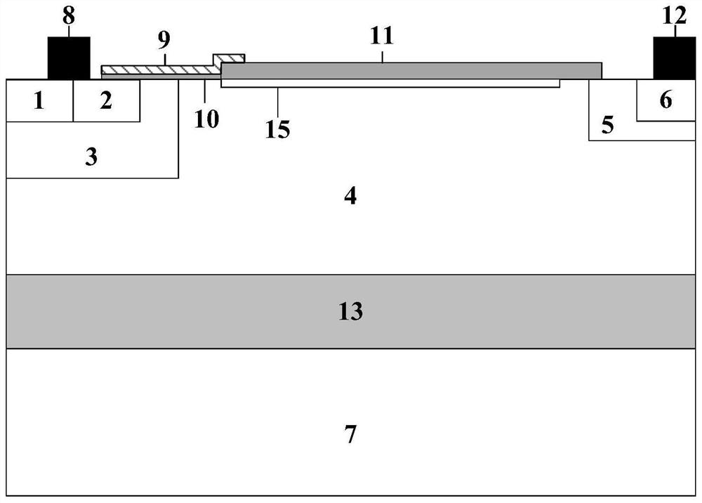 Anti-radiation high-voltage device structure