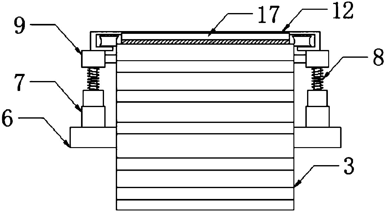 Crawler belt tensioning mechanism of crawler belt tractor