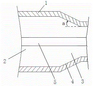 Longitudinal structure non-layered plant fiber extruder