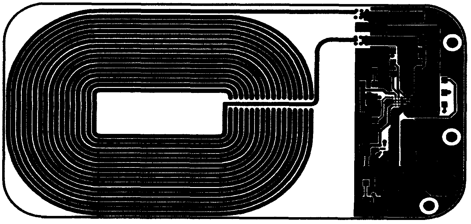 Flexible planar coil and production method thereof