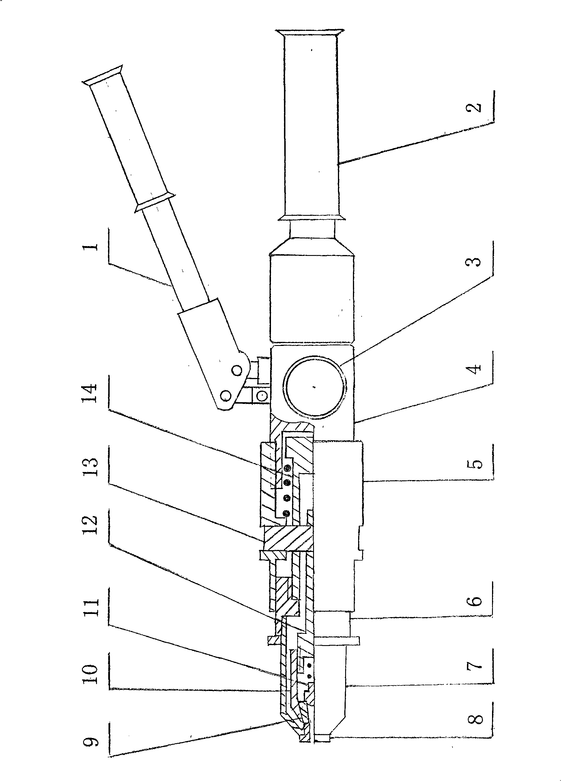 Manual hydraulic pressure strong pulling rivet gun