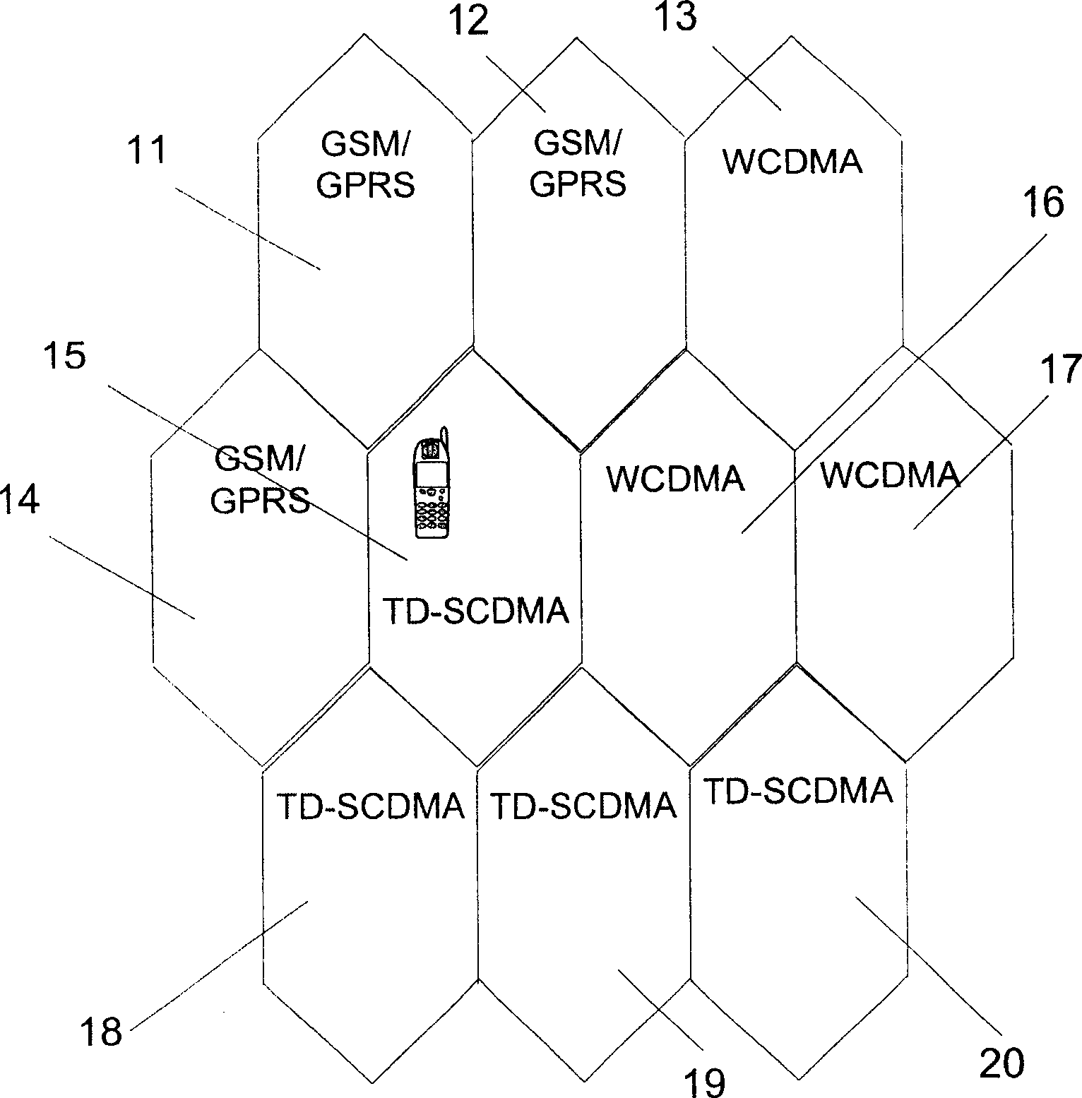 A multimode mobile communication terminal and multimode switching method thereof