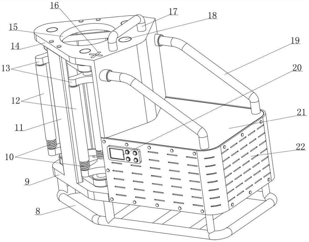 Light agricultural earth boring machine