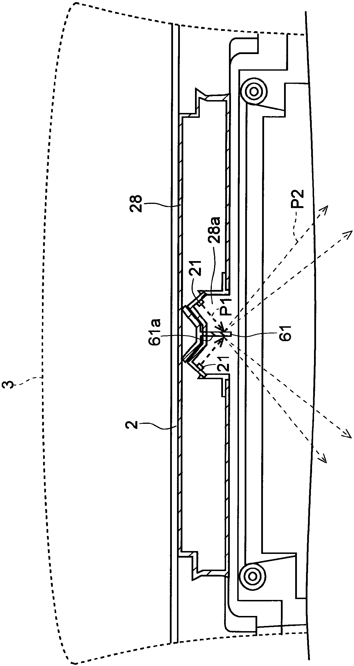 Air blowing device and insect trapping method