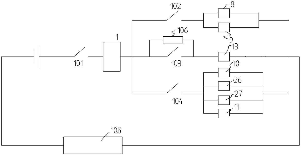 Bidirectional draining pump brake and control system