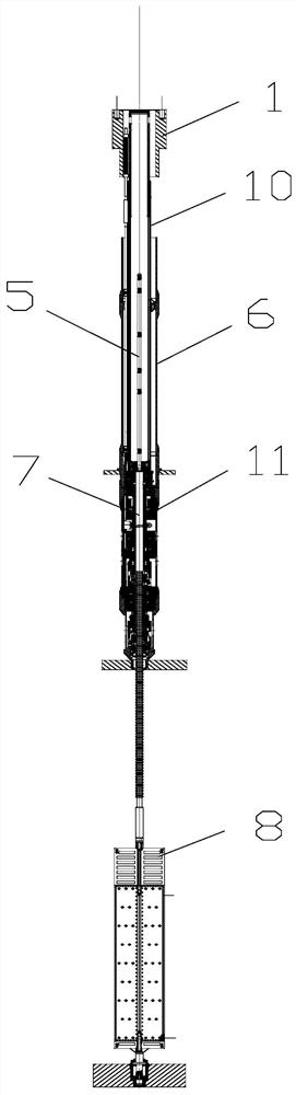 Built-in control rod driving wire mounting method