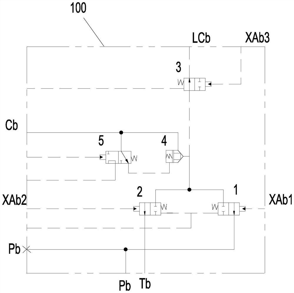 Flow regeneration valve group, excavator control system and hydraulic excavator