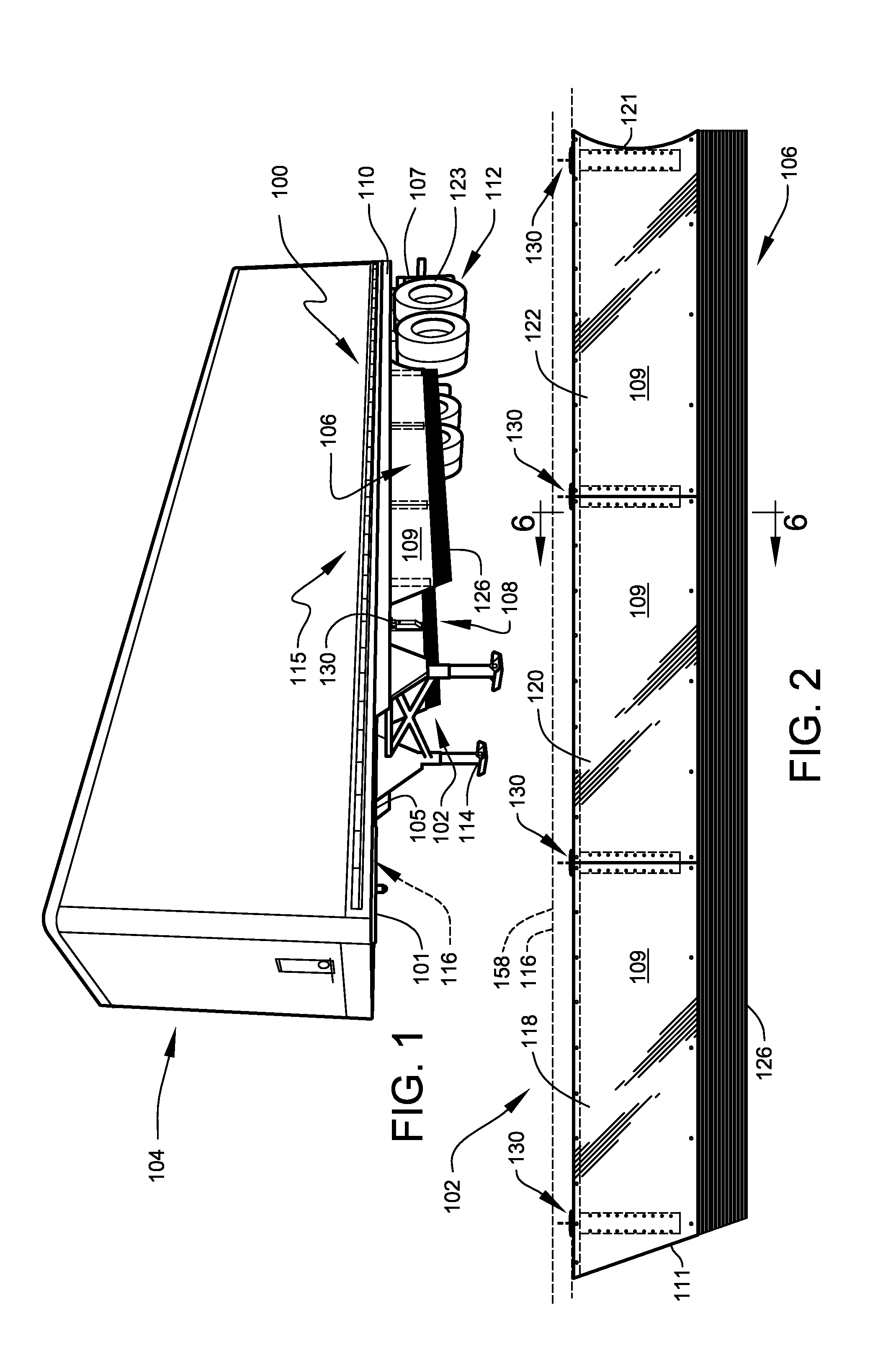 Aerodynamic trucking systems