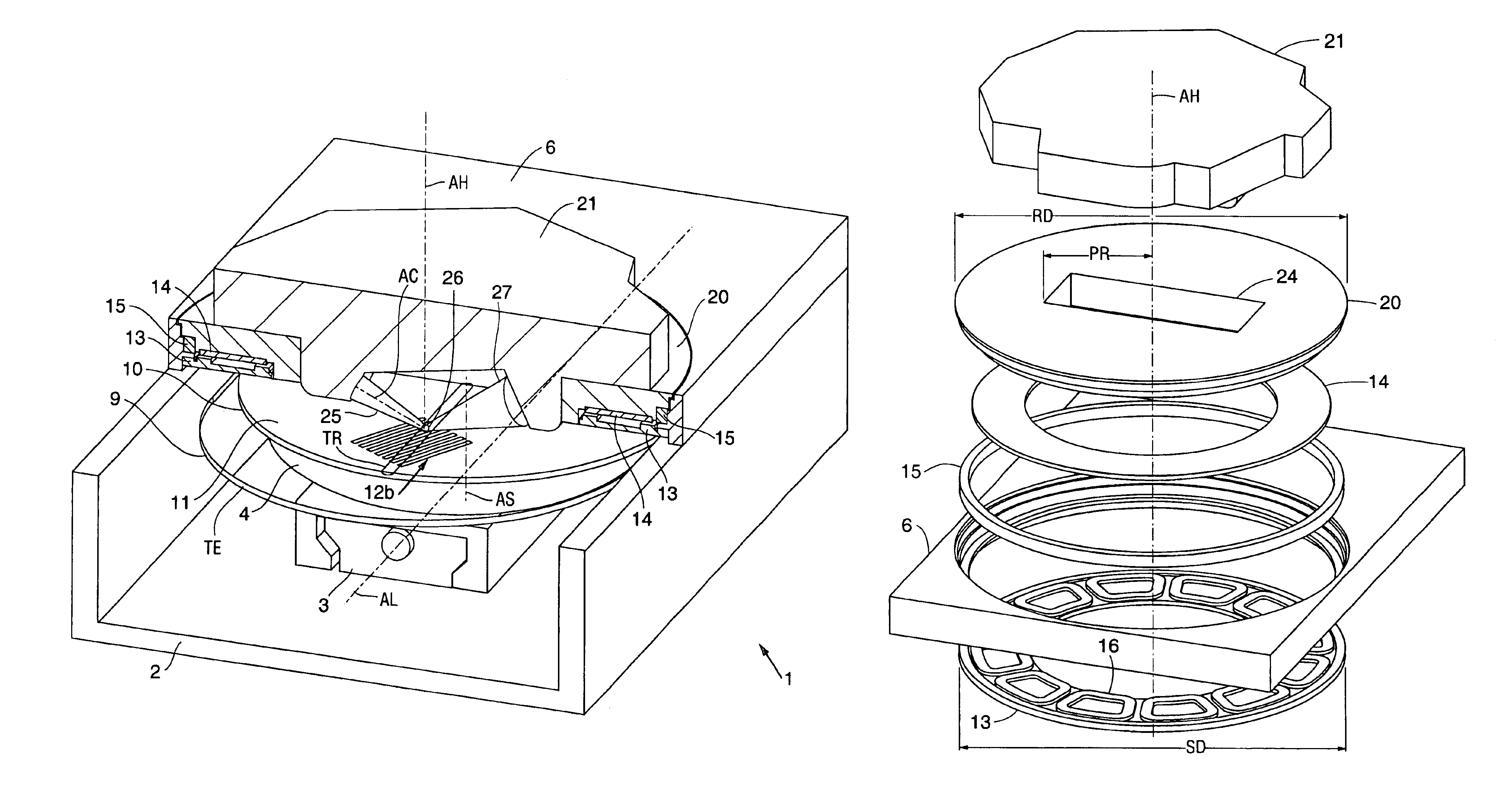 Rotating head ellipsometer