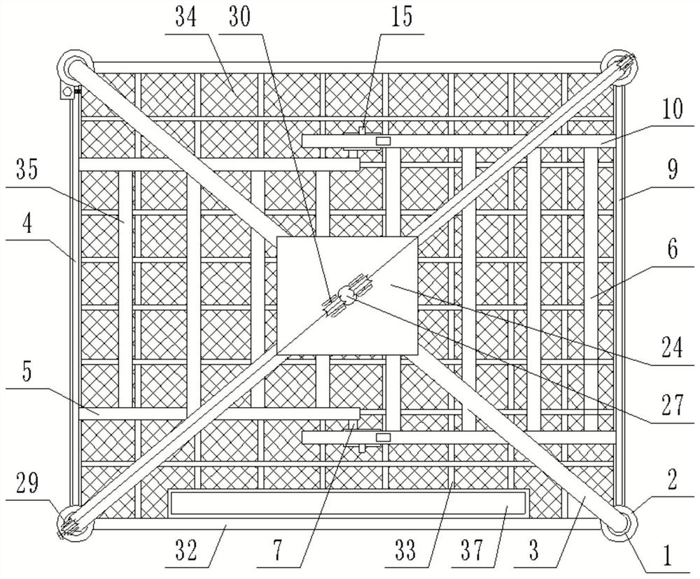 Automatic lifting broiler inhabiting frame