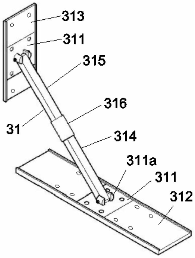 Test device for monitoring evaporative heat dissipation cooling effects of large-scale embankment