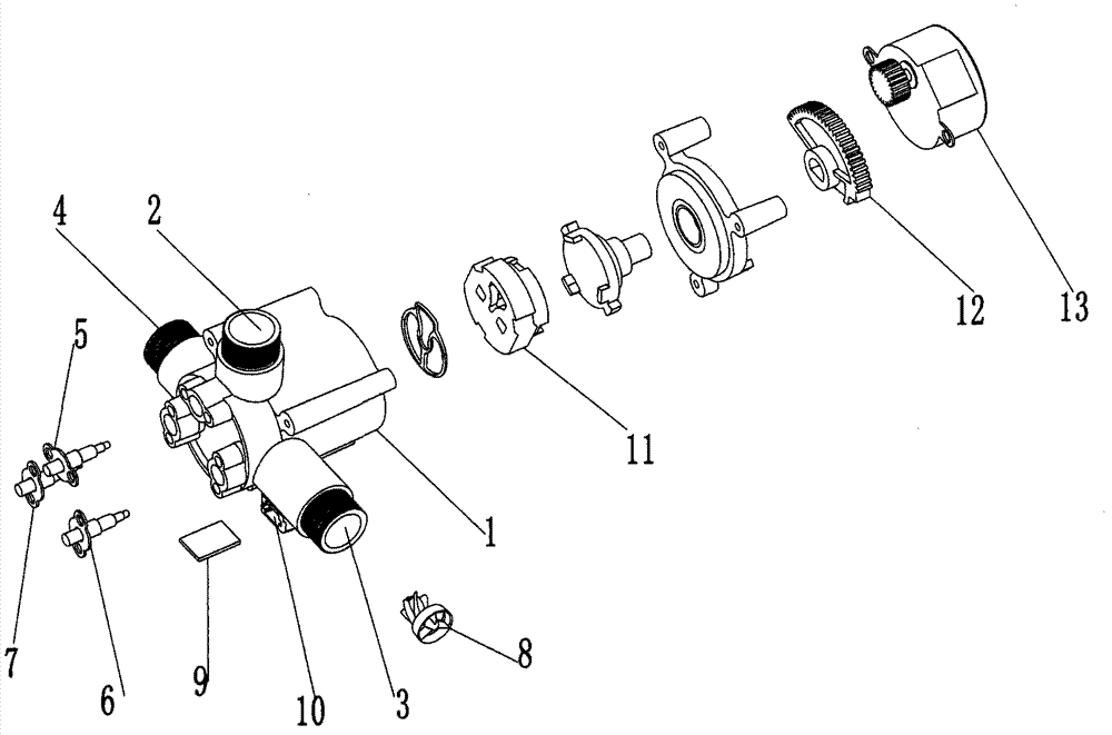 Thermostatic valve for water heater