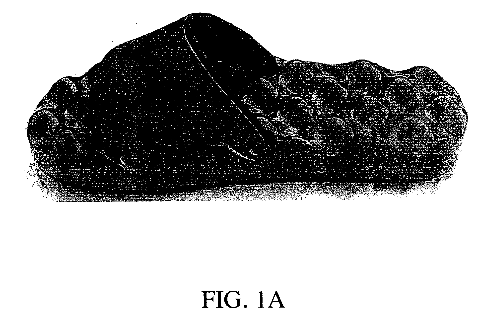 Massaging footbed having sole with pattern of waves and method of making same