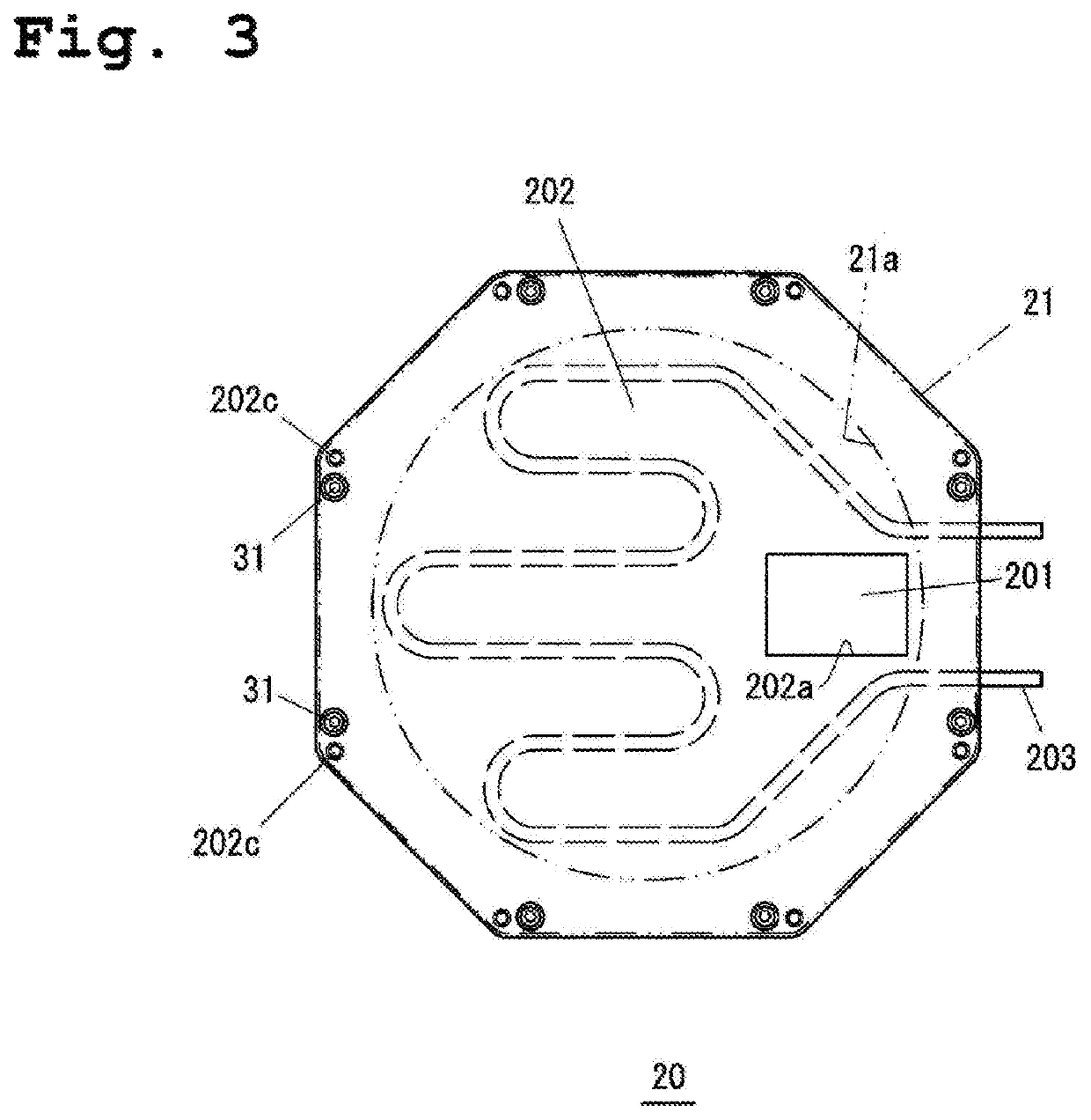 Power supply integrated vacuum pump