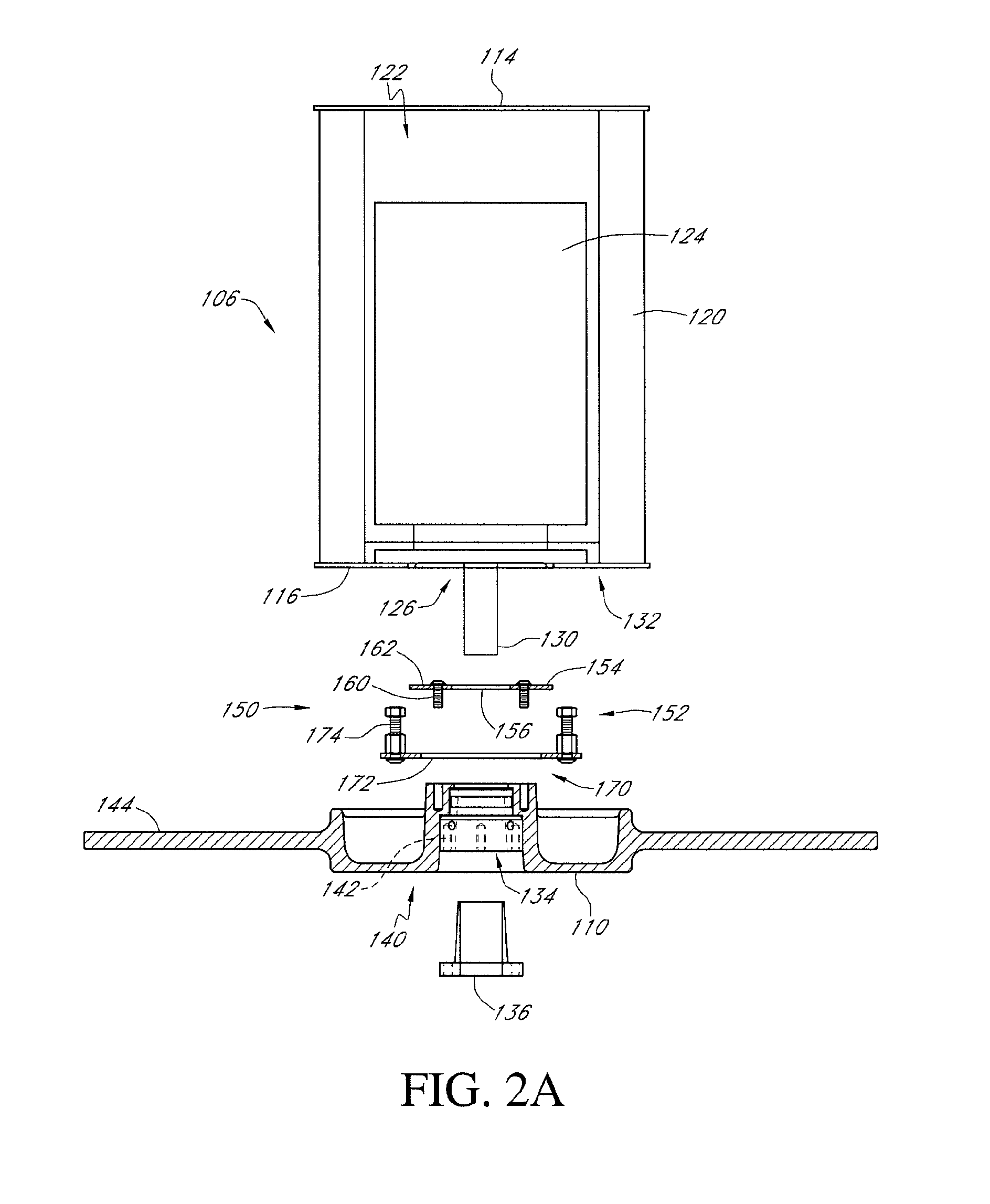 Safety retaining system for large industrial fan