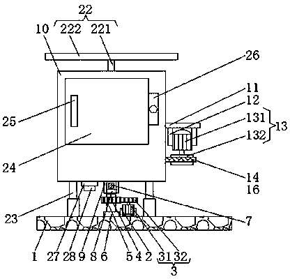 Power distribution cabinet convenient in maintenance and heat dissipation