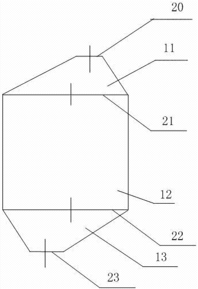 Asymmetric bipyramid mixer for quantitative liquid spray