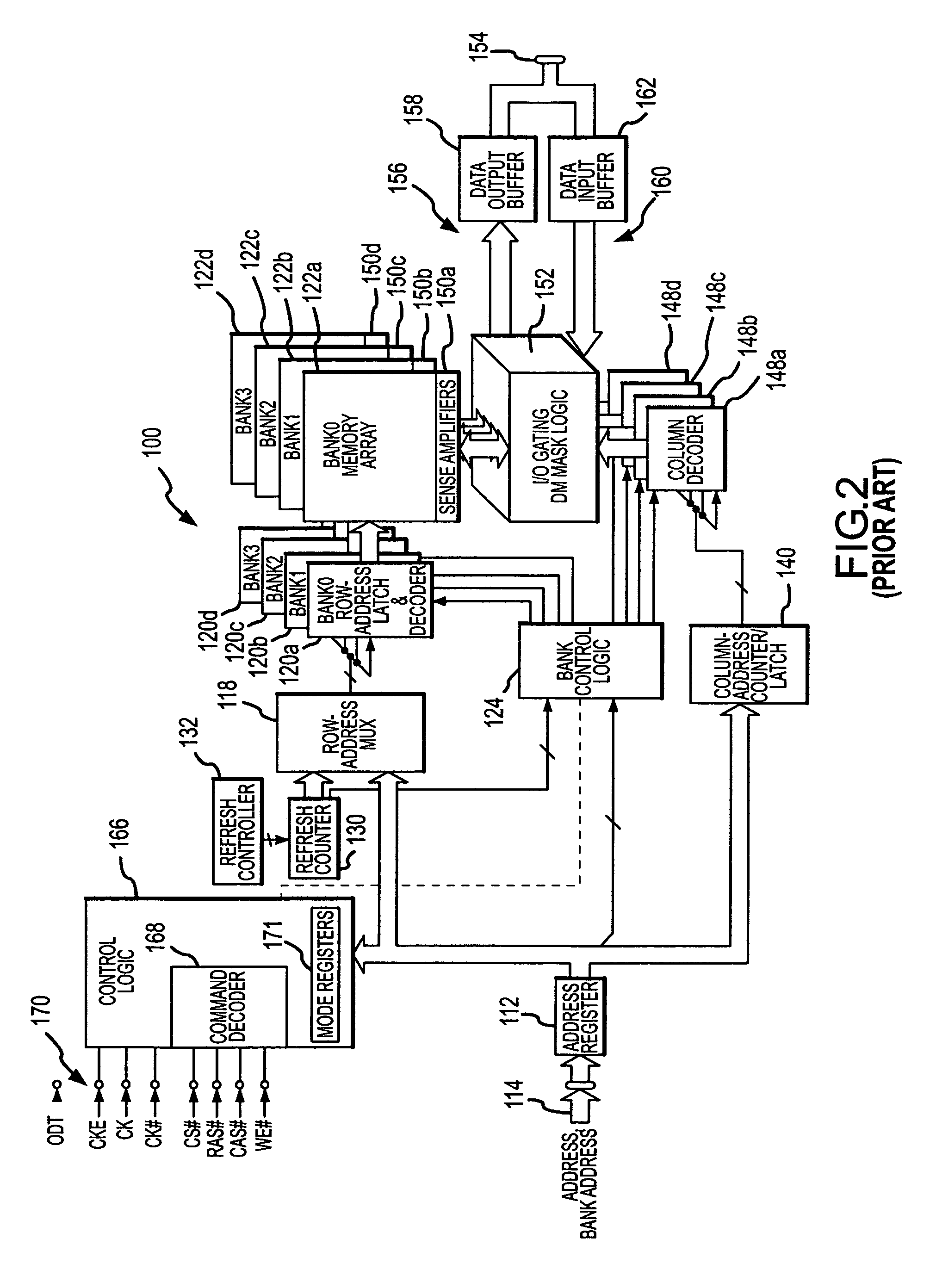 Method and system for reducing the peak current in refreshing dynamic random access memory devices