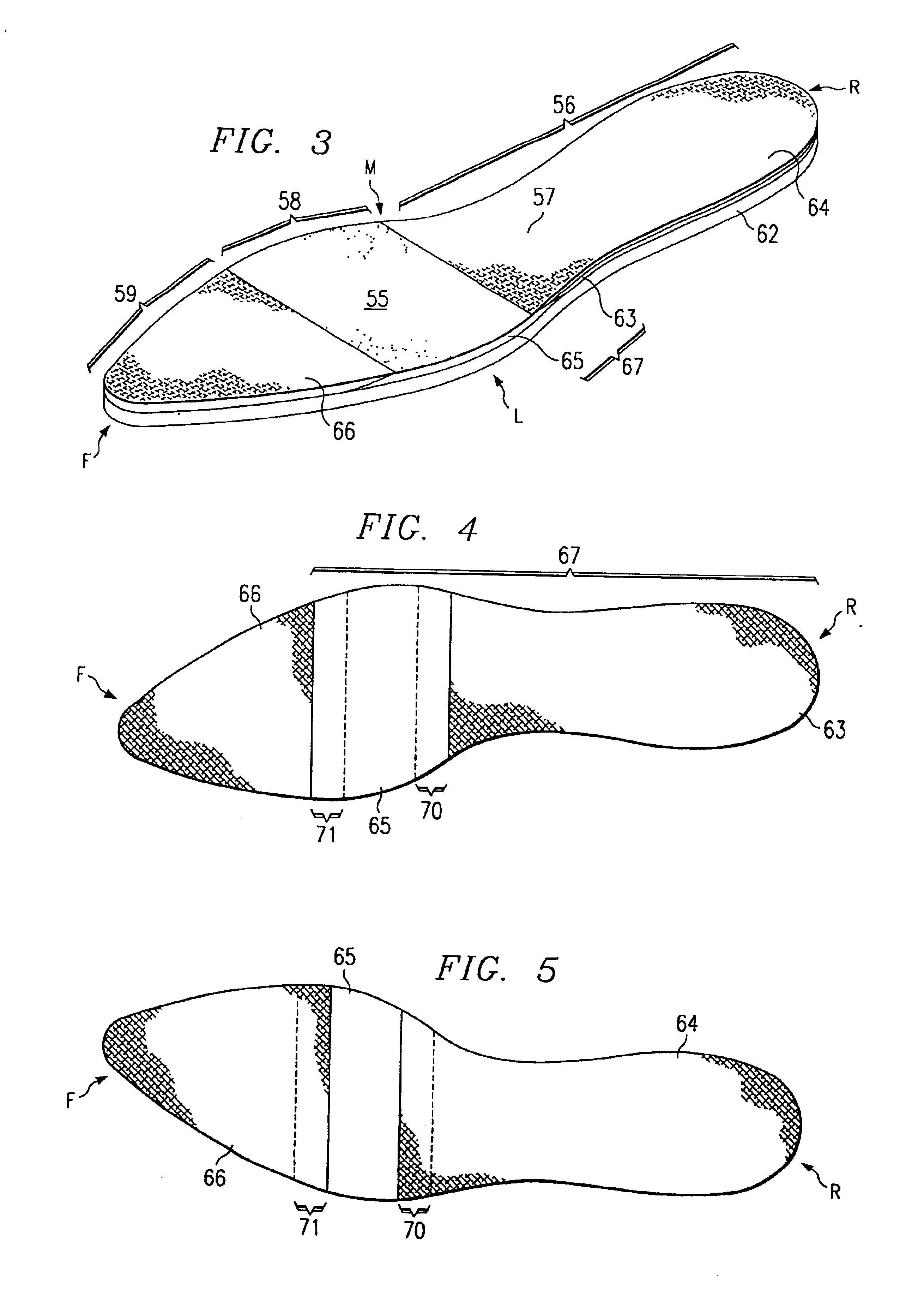 Insole for footwear