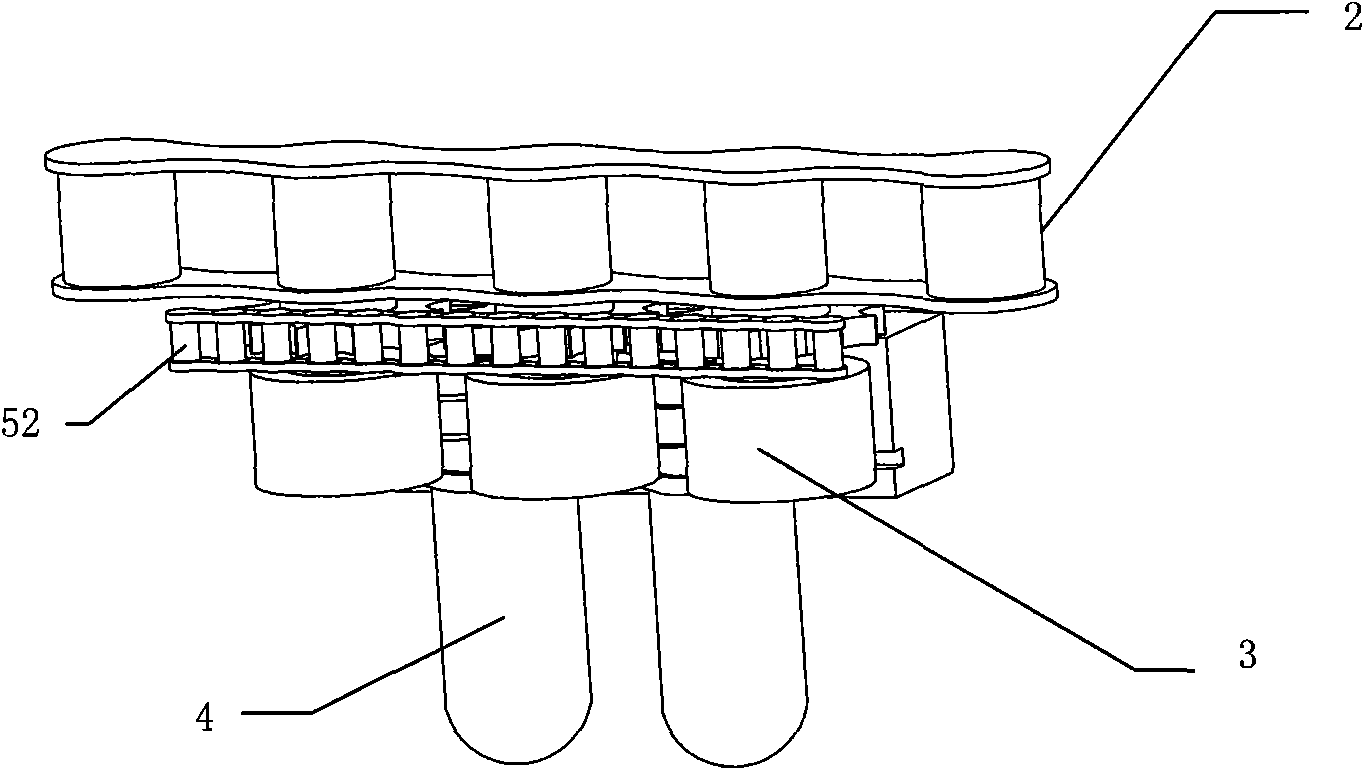 Bottle base conveying device