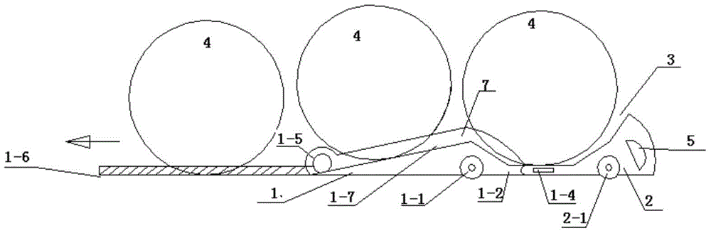 Application method of a vehicle mobile frame