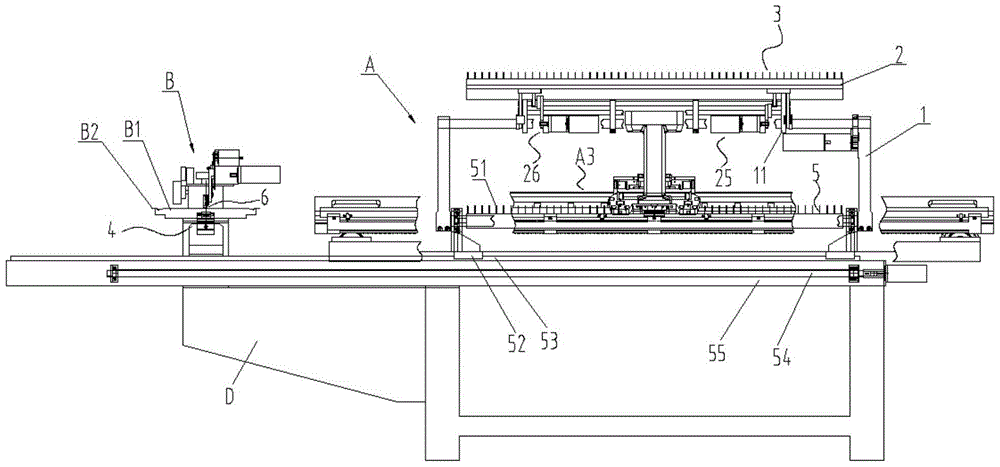 Knitting and sewing machine with variable stitch length