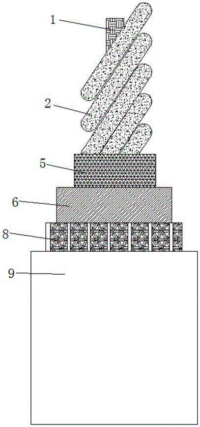 Anti-corrosion stretch-proof industrial control cable