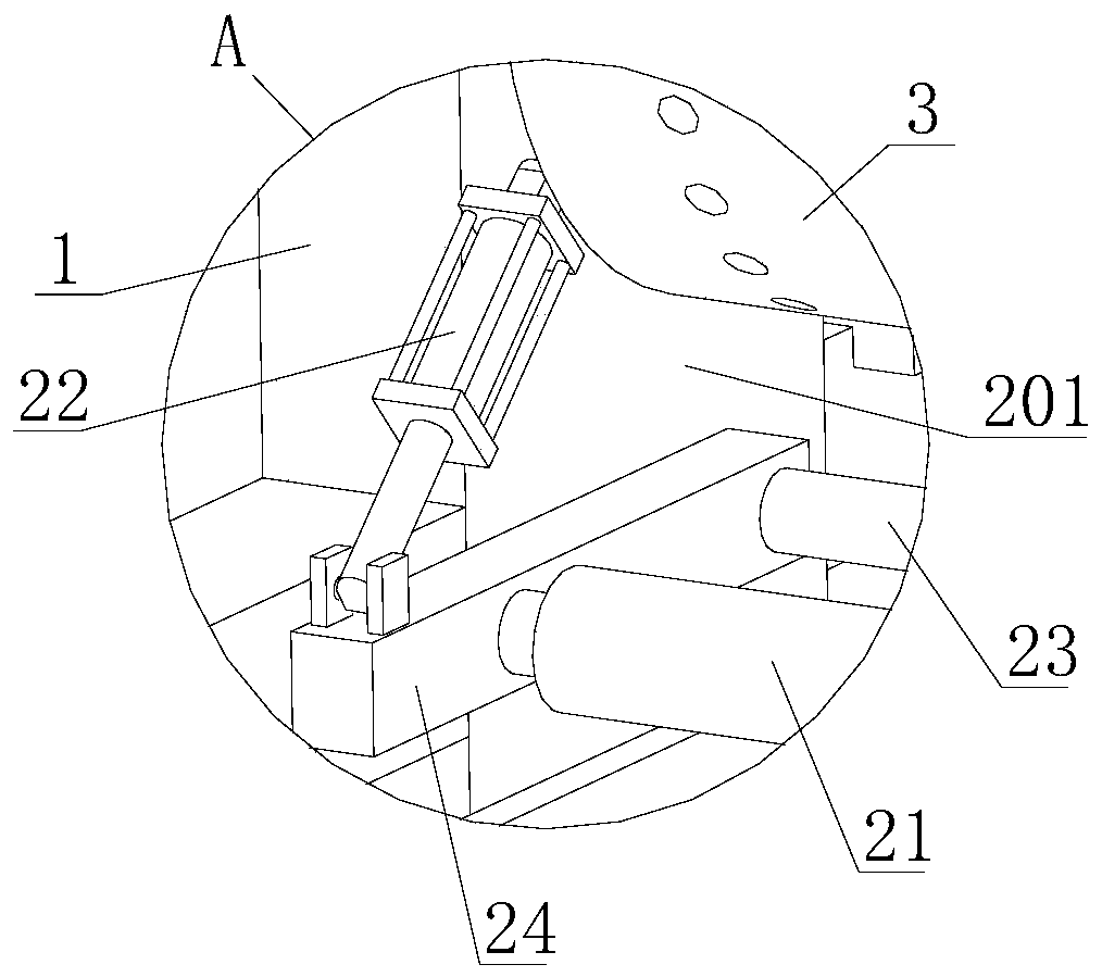 Leather hide powder implanting processing technology