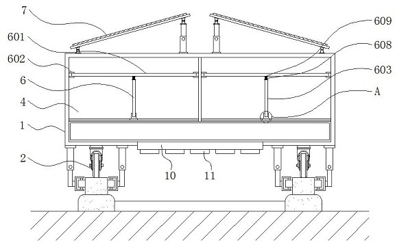 Detection equipment with rail cleaning function for rail line health maintenance