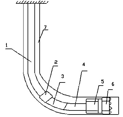 Complex structural well drag-reduction wrenching-reduction compound drilling method