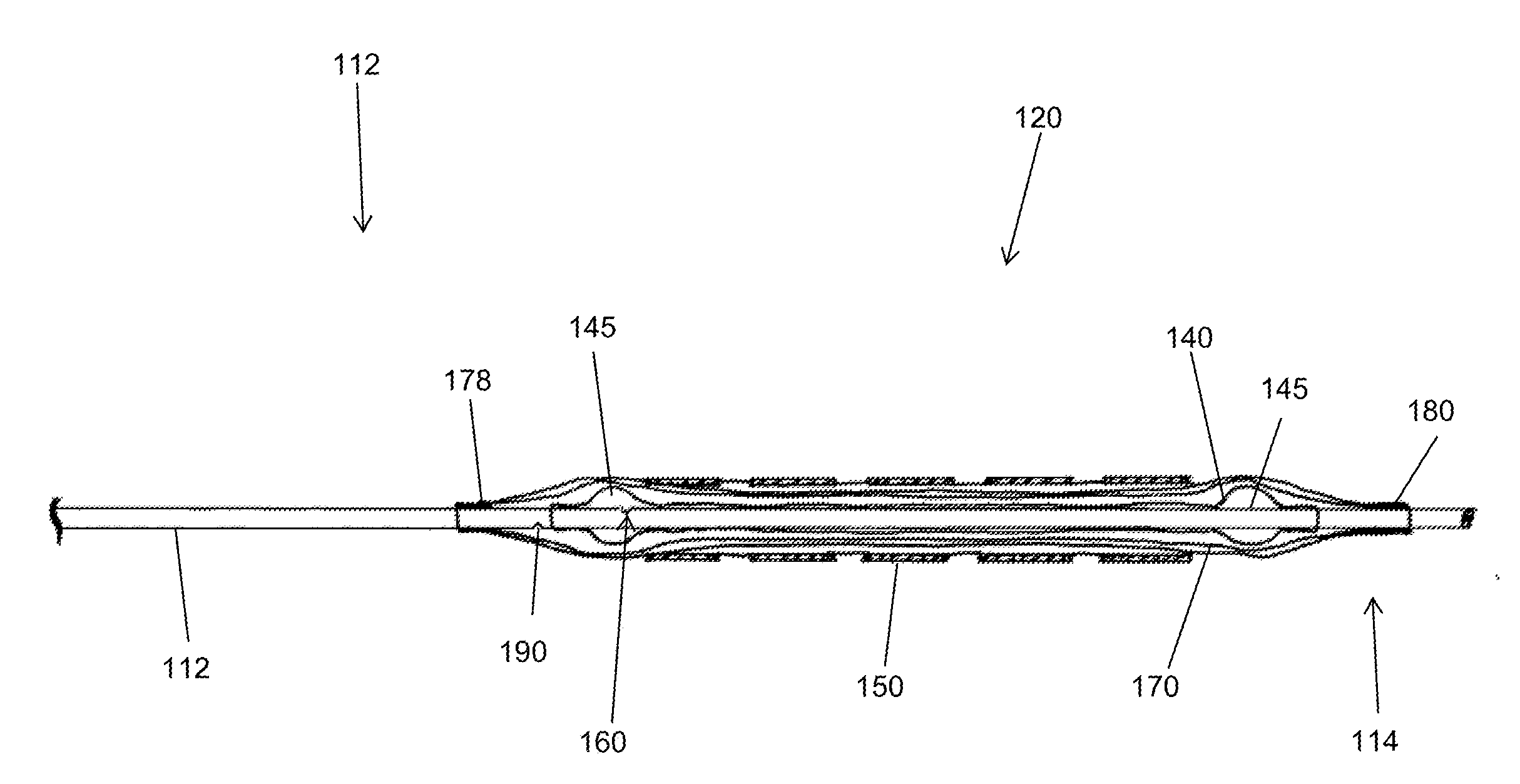 Ultrasonically visible medical balloon assembly