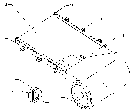 Automatic loading and unloading device for thin steel piece