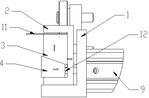 Automatic loading and unloading device for thin steel piece