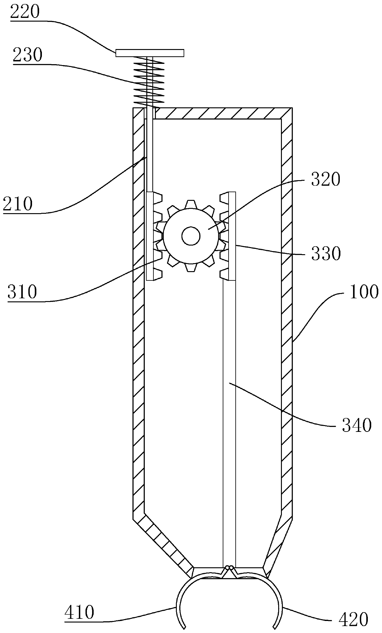 Tool for clamping mill beads