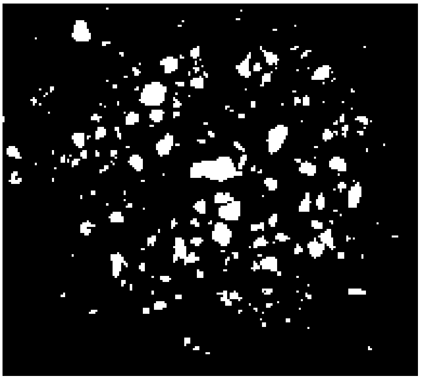 Method for particle gradation inspection of earth-rock dam construction materials based on digital image processing