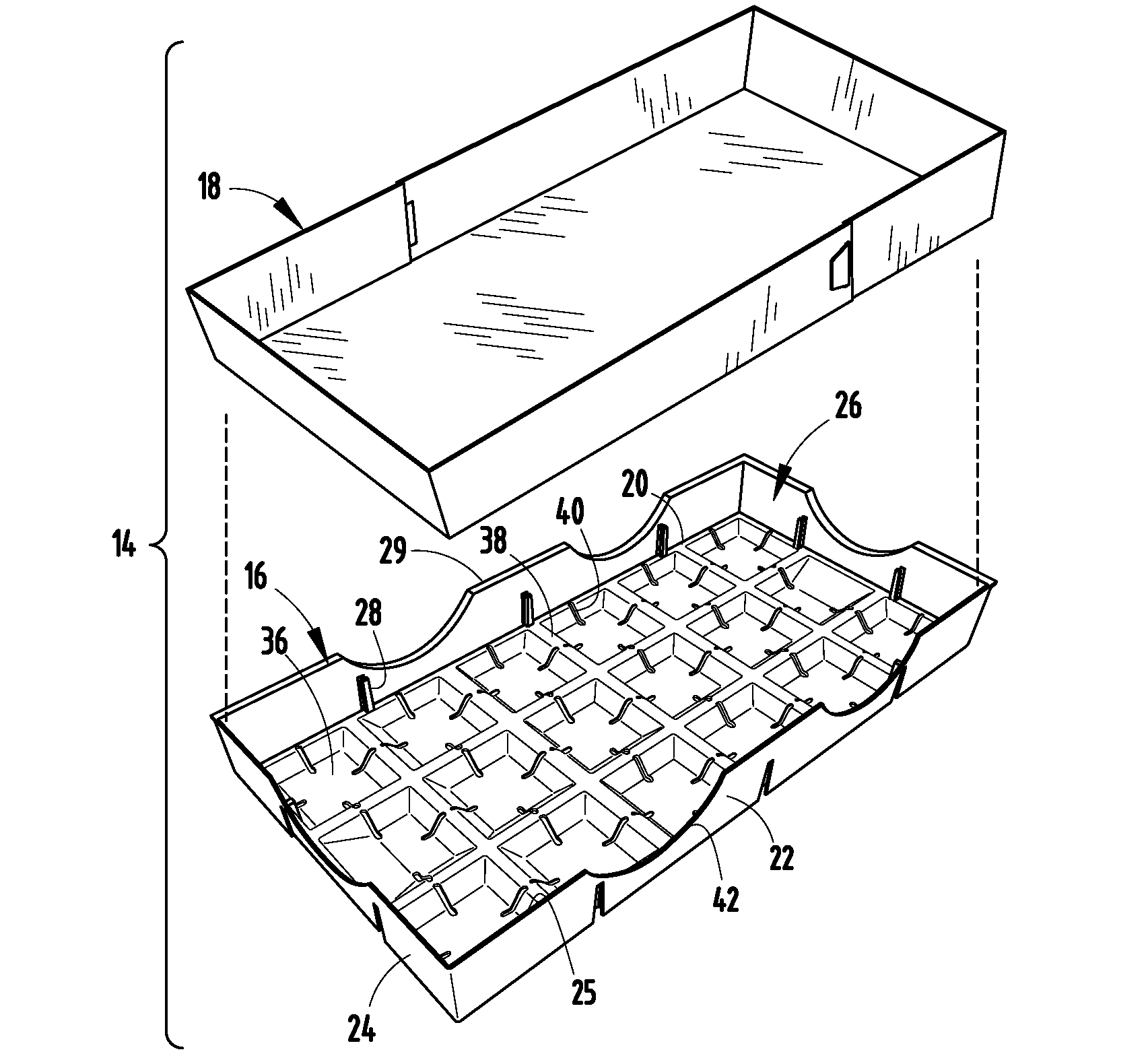 Modular planting system for roof applications