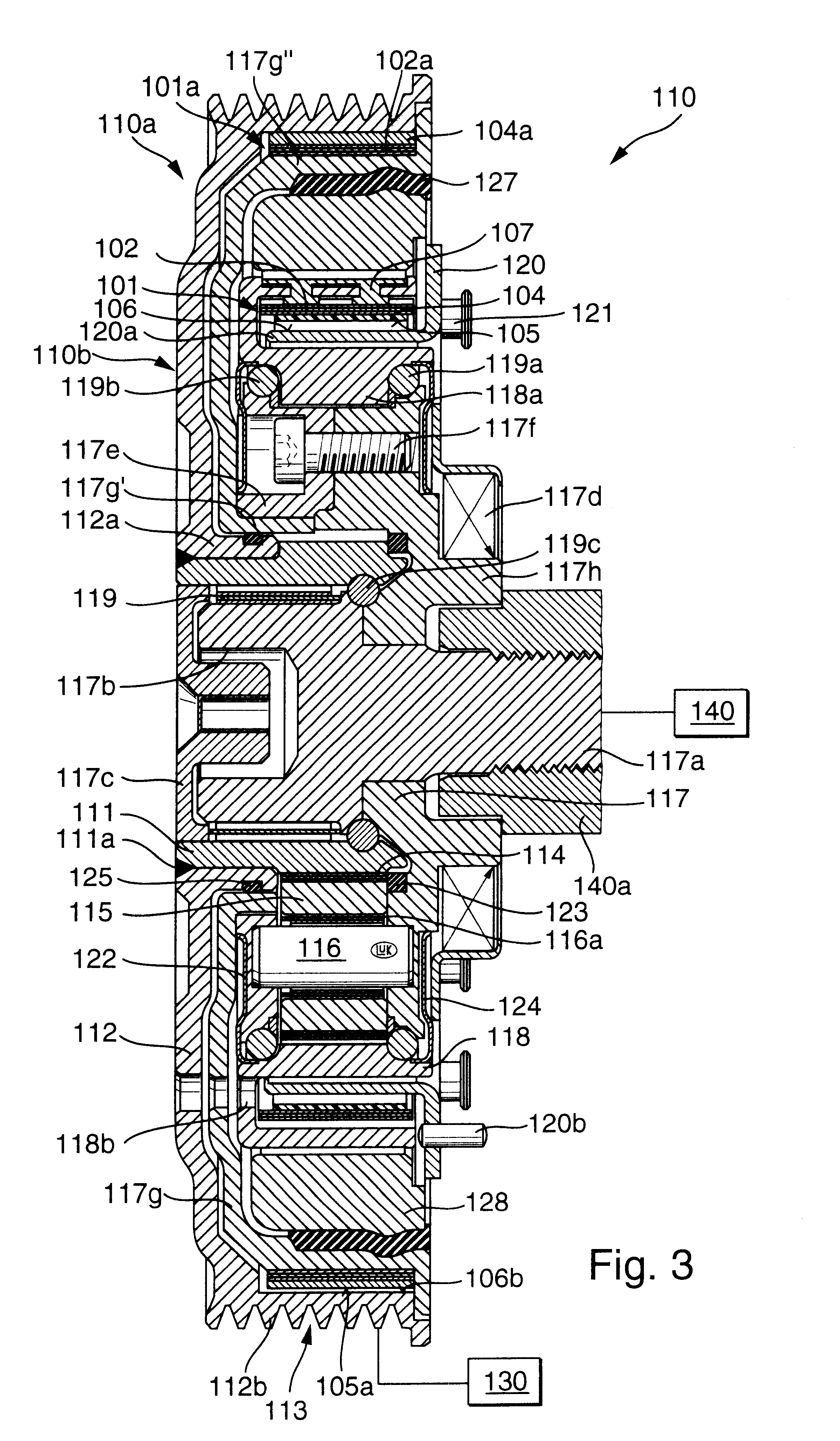 Transmission for use in the power trains of motor vehicles