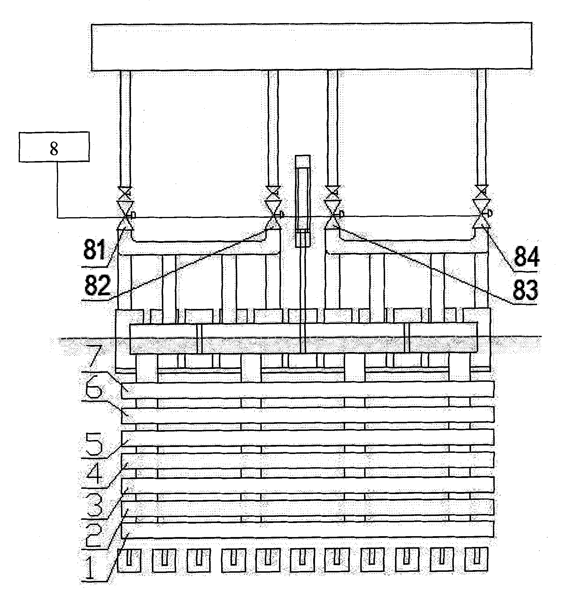 Laminar flow water cooling device and control method