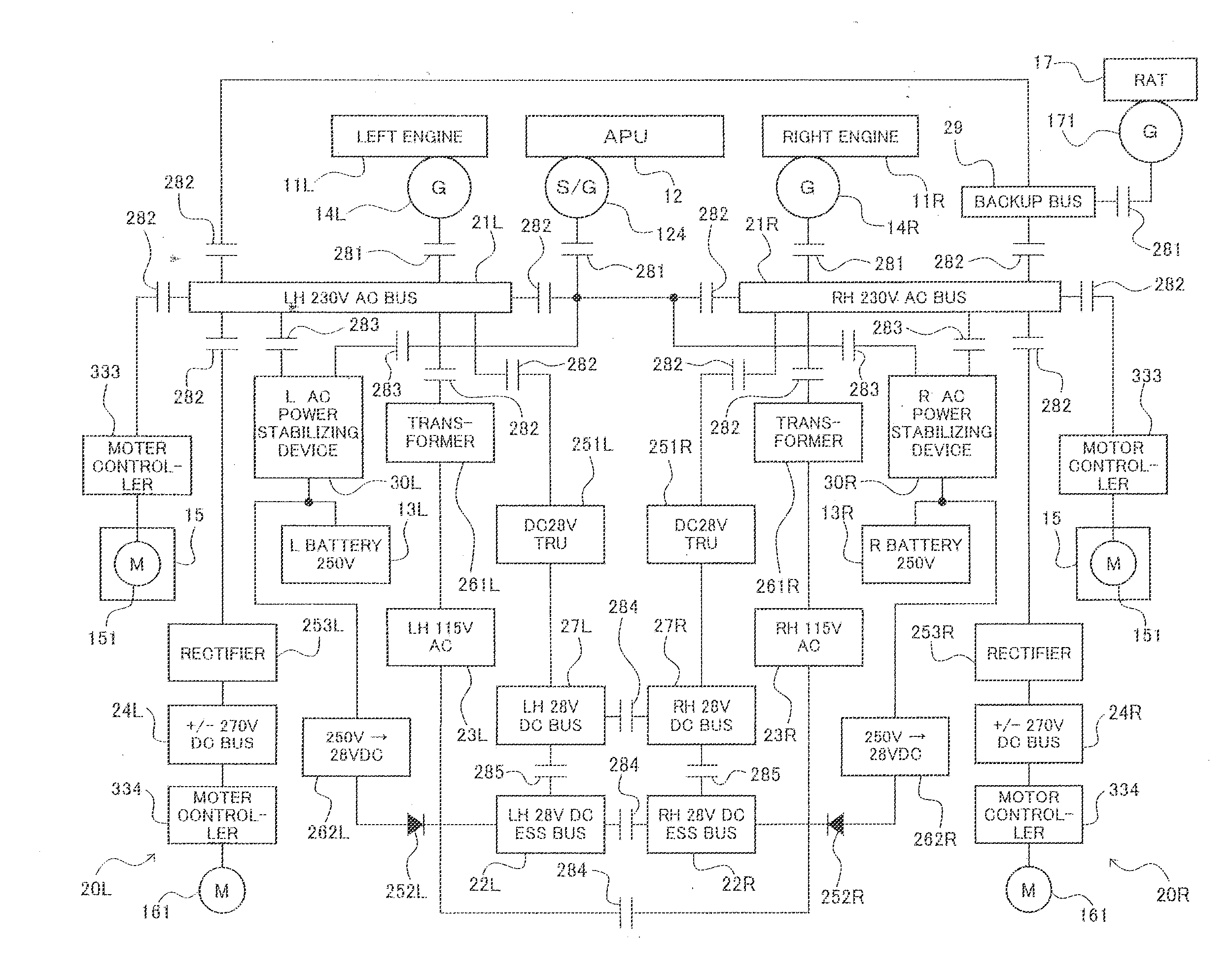 Electric System Stabilizing System for Aircraft