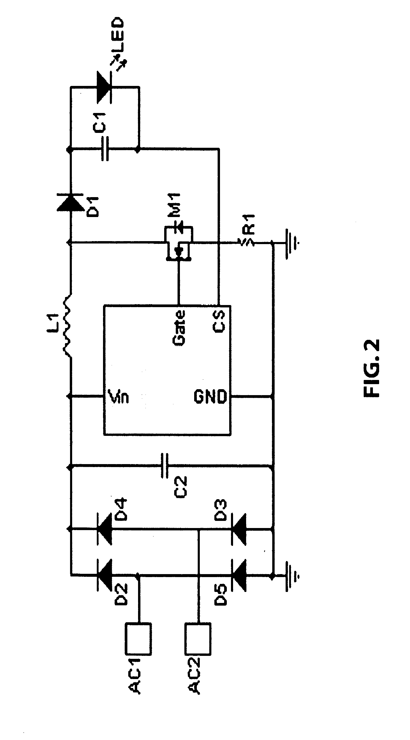 High efficiency light source with integrated ballast