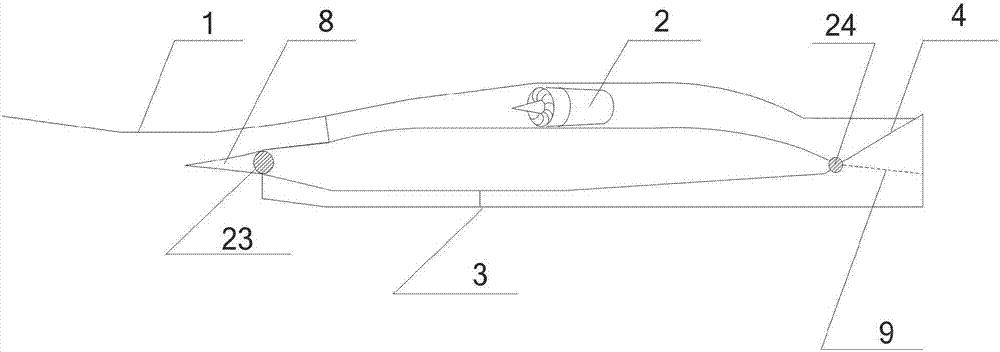 Control method for turbine-based double-combustion-chamber punching combined cycle engine